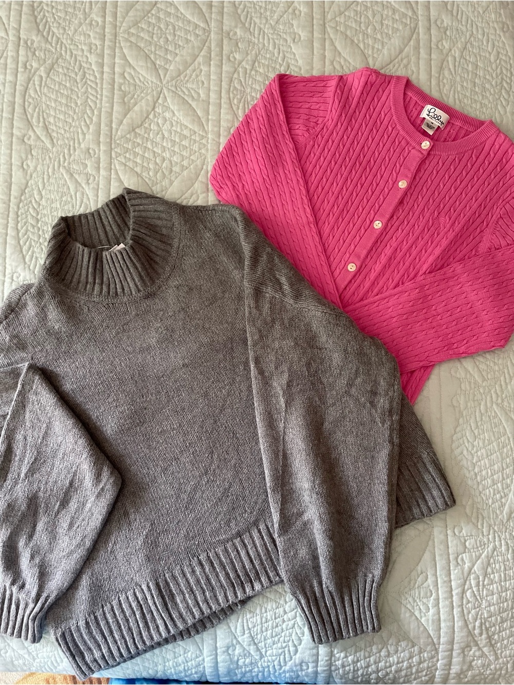 Tween Girls 2 Pack Sweater Bundle Lilly Pulitzer Size 14 & The Gap NWT Size 12